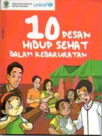 Image of 10 Pesan Hidup Sehat Dalam Kedaruratan