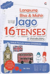 Image of Langsung Bisa & Mahir Jago 16 Tenses & Vocabulary