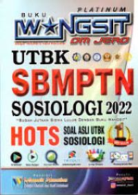 Image of BUKU WANGSIT UTBK SBMPTN SOSIOLOGI 2022 HOTS