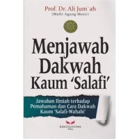 Image of Menjawab Dakwah Kaum Salafi