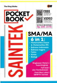 Image of Pocked Book Saintek SMA/MA