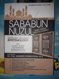 Buku Pintar Sababun Nuzul dari MIkro hingga Makro